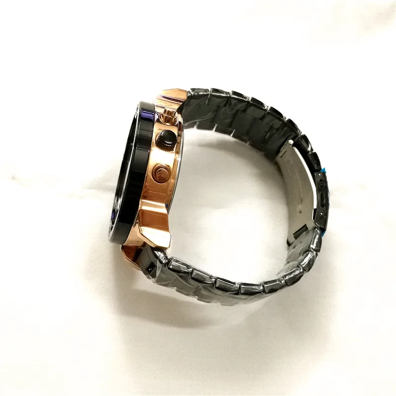 Часы наручные мужские кварцевые с хронографом и стальной полосой|Кварцевые часы|