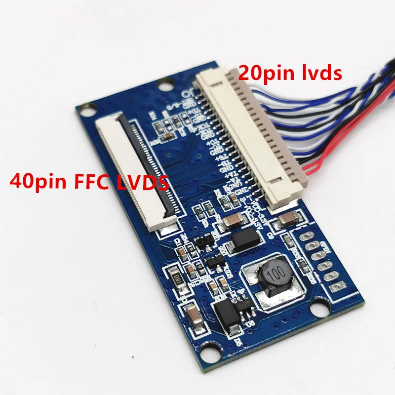 Универсальный преобразователь сигнала LVDS DF14 20Pin в FPC 40Pin разъем 20 FFC Для ЖК-панели 7