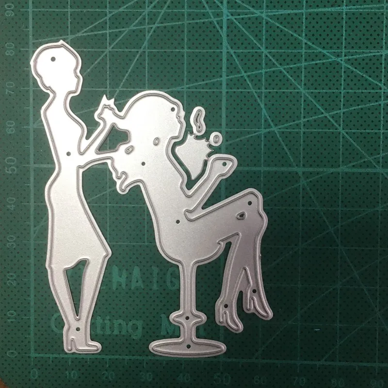 

2020 new Craft dies Beauty Lady makeup Metal Cutting Dies Stencils for DIY Scrapbooking dies Embossing Album Paper Cards Making