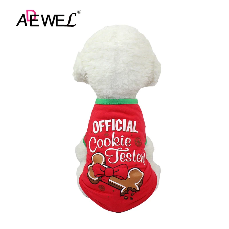 ADEWEL Рождественская одежда для косплея собак с принтом костей собак|Комбинезоны и