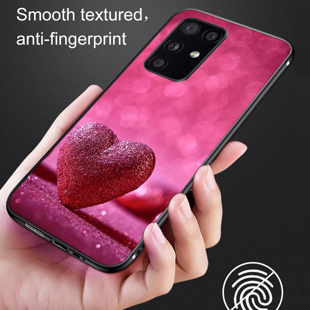 

Red Love For Samsung Galaxy A21 A51 S20 S10 S9 S8 Plus Ultra S10e A50 A71 A70 A20E A40 NOTE 20 10 9 8 Plus Soft TPU Case Fundas