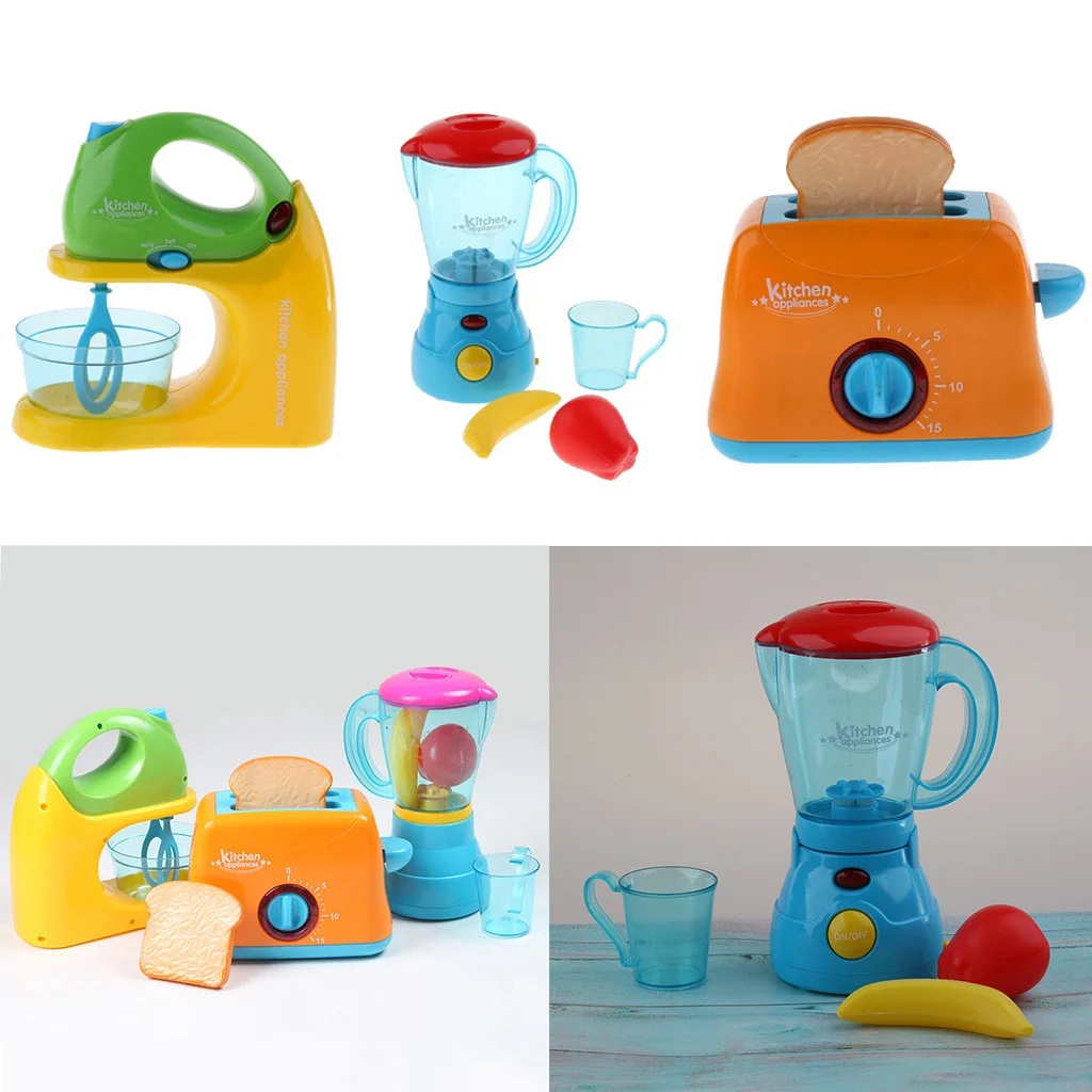 

Simulation Plastic Home Appliance Kids Pretend Role Play Toys Gift Blender