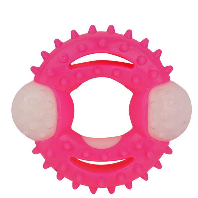 Creative Pet Dog Toy Shape Toys Molar Puppy Bite Resistance Durable Teeth Cleaning Massage Supplies | Дом и сад