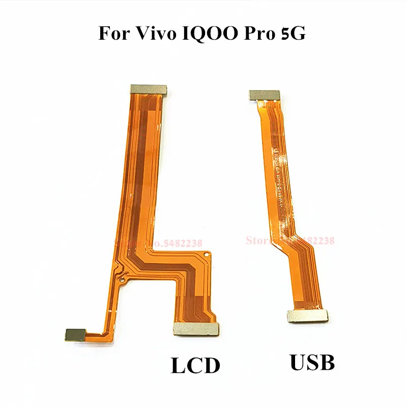 

100% Original Motherboard Cable For OPPO IQOO Pro 5G LCD USB Main Board Data transfer tape Connector Flex Cable Replacement Part