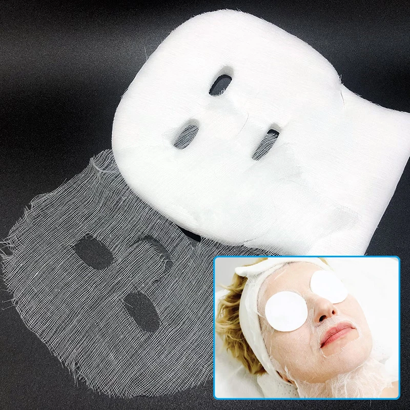 

100Pcs Gauze Masks Face Slimming Remove Eye Pouch Skin Care Mask Beauty Seaweed Gauze Mask Beauty Tools Wholesale