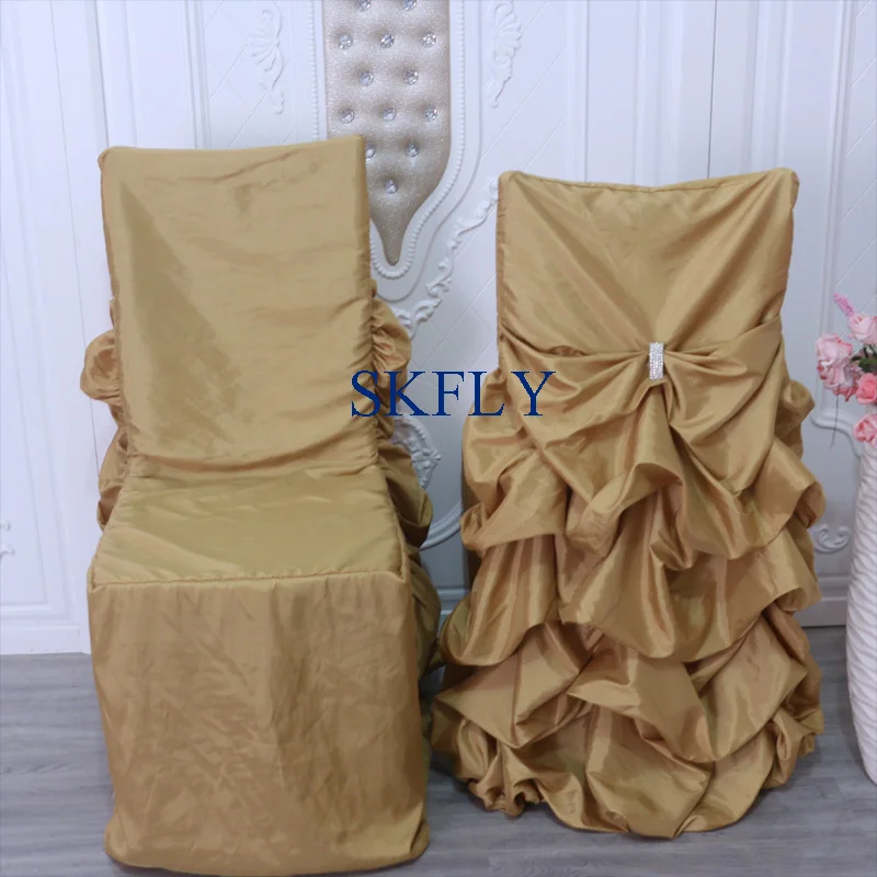 CH003M оптовая продажа изготовленный на заказ необычный с оборками тафта Свадебный