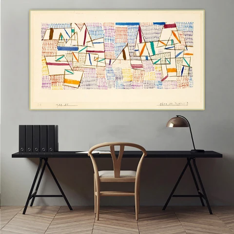 Картина маслом на холсте Paul Klee «Коте де Прованс», настенное украшение для гостиной