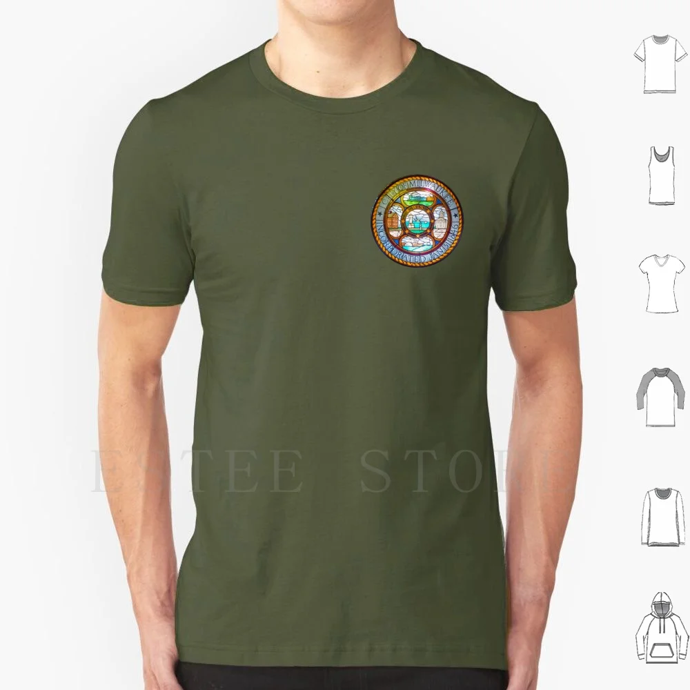 

Seal Of T Shirt Print Cotton Wisconsin Seal Flag Flag Of Wi Seal Wisconsin Seal State Seals City Flags City Seals