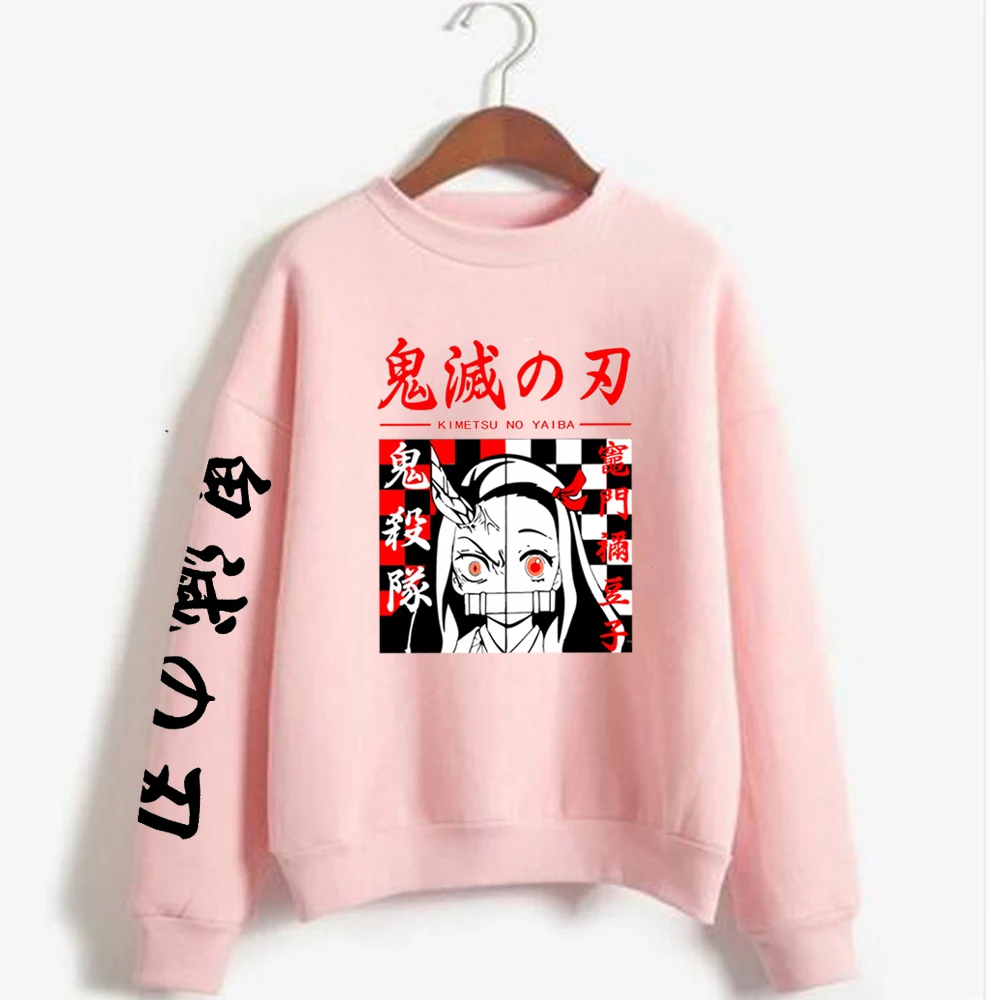 

2021 Hot Anime Hoodie Printed Men/women Kimetsu No Yaiba Hoodie Long Sleeve Autum Winter Sweatshirt Top