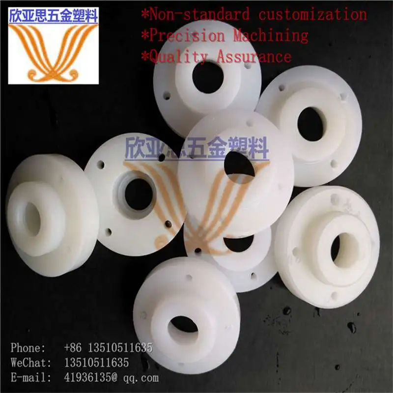 POM/PE/PP/PVDF/PTFE тефлон/UPE/нейлон pa66/PEEK/втулка вала/трансформатор/круглая