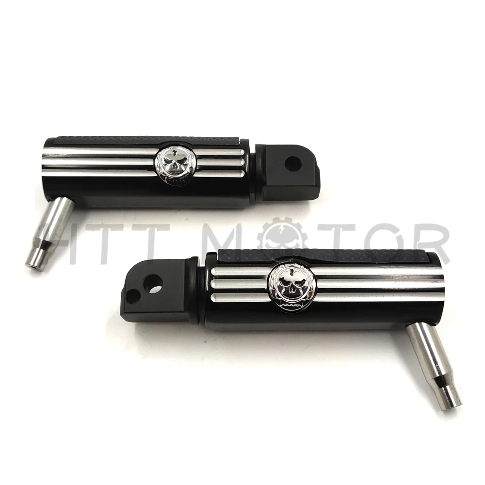 Aftermarket Defiance подножки черный анодированный для пассажира-позже Softail Slim FLSL Breakout FXBR