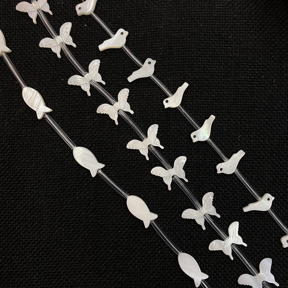 

Freshwater Shell Bird Butterfly Fish Loose Beads Jewelry Making DIY Necklace Bracelet Decoration Jewelry Accessories Wholesale