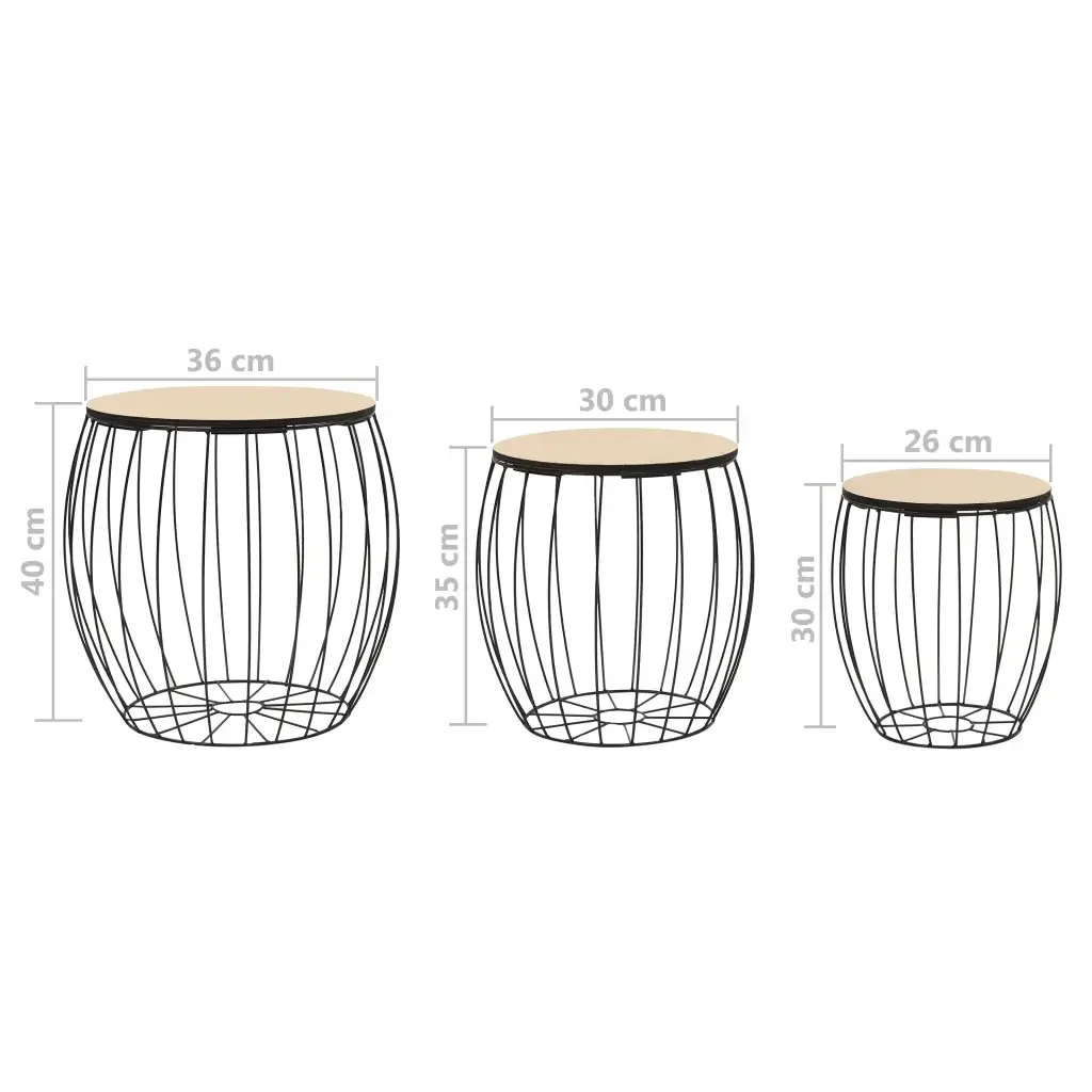 2019 Новое поступление журнальный столик из 3 предметов фанера тополя железный