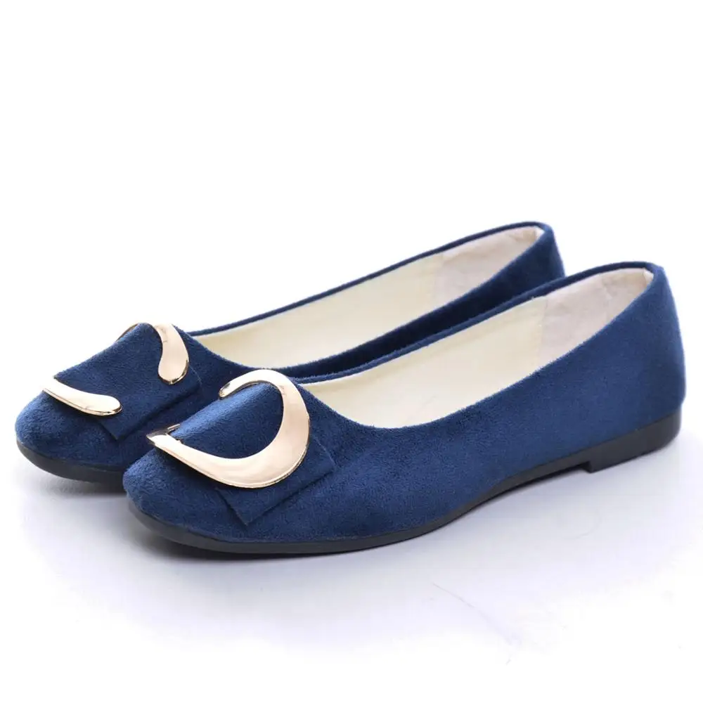 HEE GRAND/женские балетки на плоской подошве из искусственной замши разноцветные