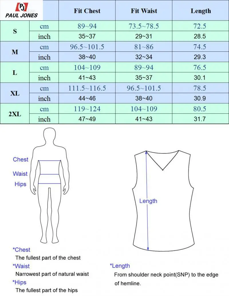 Мужской вязаный свитер без рукавов с v образным вырезом PAUL JONES узором стильный