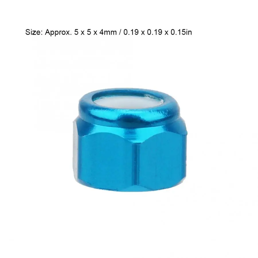 8 шт. алюминиевый сплав замок колеса M3 гайка обновленная часть подходит для KYOSHO 4WD