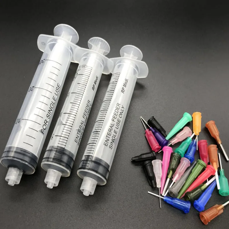 Welding   Paste Adhesive 20-30CC Syringe SMT SMD PCB Glue Liquid Dispenser EFD Welding Fluxes for Welding Tools