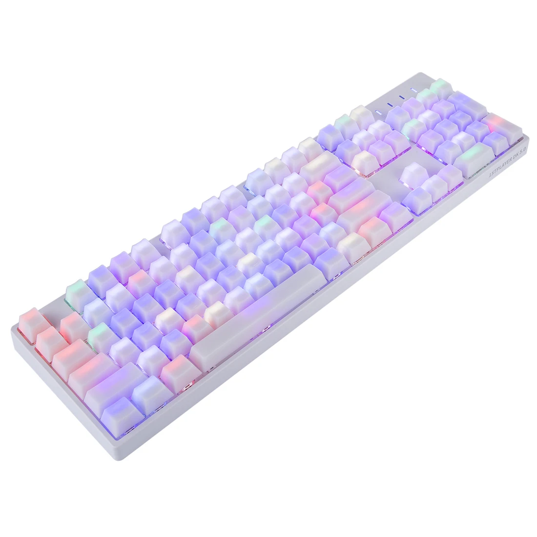 Полупрозрачные колпачки для ключей Doubleshot 109 клавиш POM Jelly OEM профиль DIY 60%/87 TKL/104/108 MX