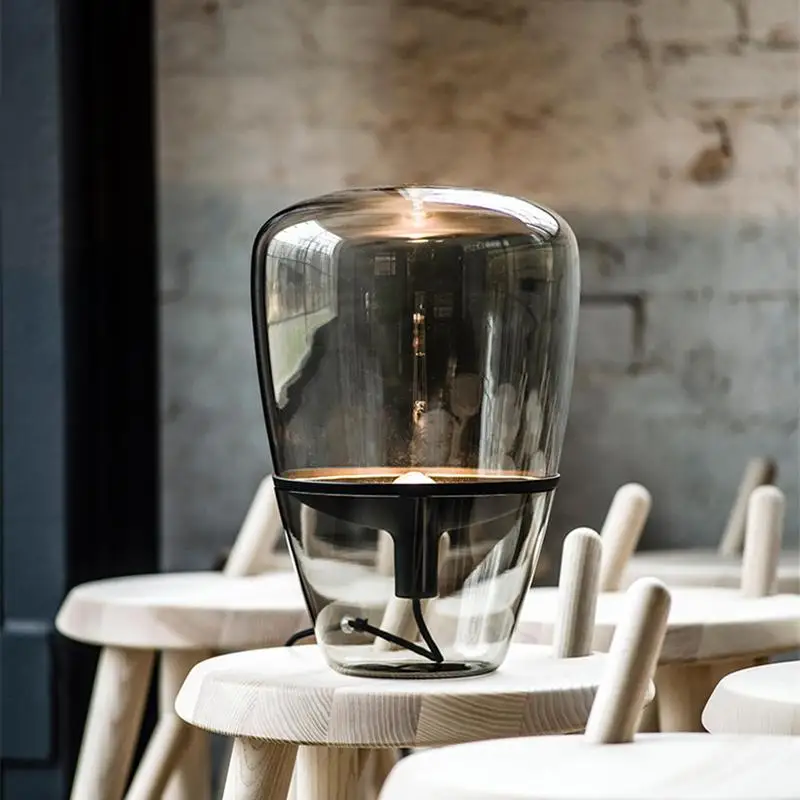 Европейский Винтажный Ретро газон настольная лампа для фотосъемки стол деко