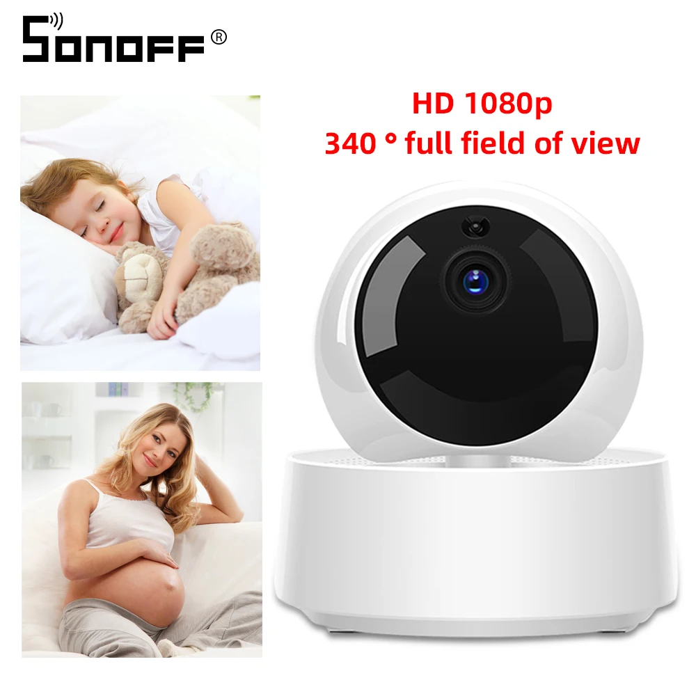 Интеллектуальный выключатель света SONOFF GK 200MP2 B 1080P HD экшн камера с Wi Fi IP Камера