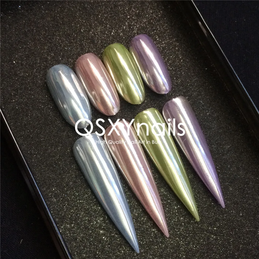 Высокое качество яркий серебряный порошок Хромовая зеркальная Пигмент Блеск для