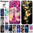 Простой чехол для OPPO Realme c21Y силиконовый термопластиковый разрисованый с задней 3D дизайн чехла на OPPO realme c21Y 2021 C 21Y C21 Y глобальная версия