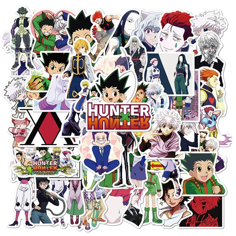 Стикеры аниме hunter x для детей комплект из 10/30/50 шт. наклейки гитары скейтборда