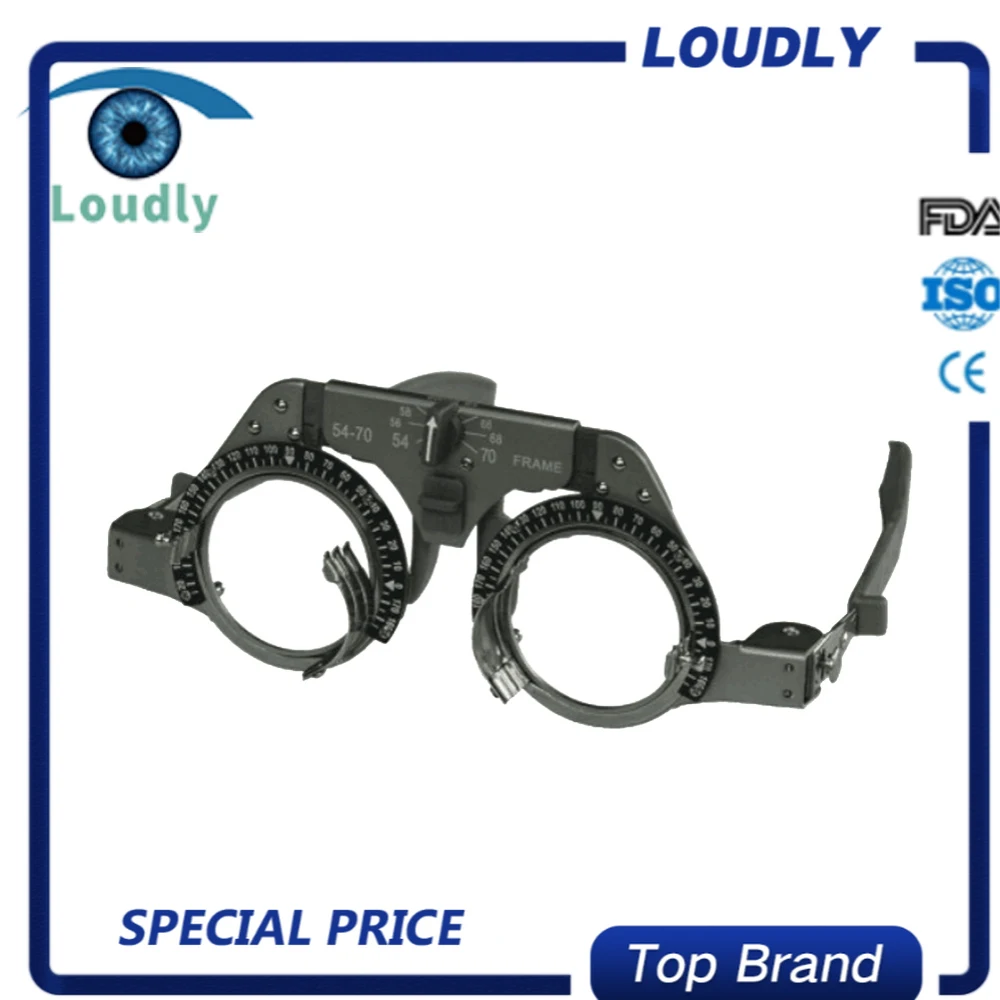 Громко бренд офтальмологических пробных кадра Титан материал PD 54-70 мм STF-5470 |