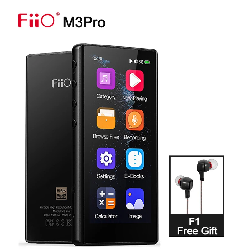 Mp3 плеер FiiO M3Pro/M3 Pro ES9218 HiFi музыкальный без потерь ЦАП с USB поддержка возобновления