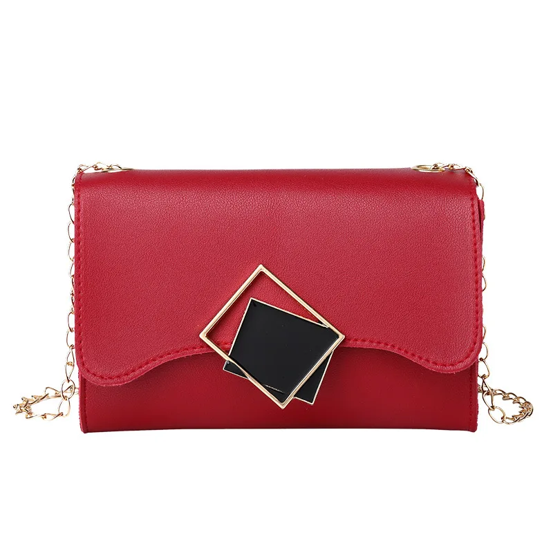 

Small Crossbody Bags For Women 2021 Mini PU Leather Shoulder Messenger Bag For Girl Yellow Bolsas Ladies Chain Phone Purse