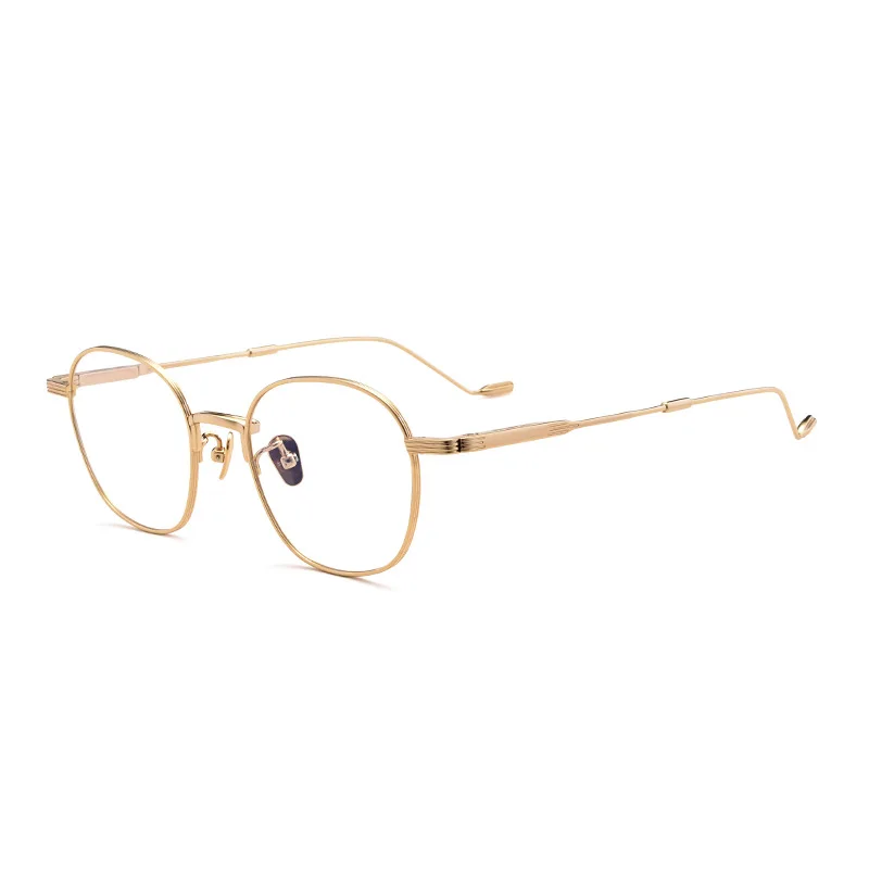 

Titanium Prescription Eyeglasses Men Vintage Square Optical Eye Glasses Frames for Women Korean Retro Eyewear oculos de grau