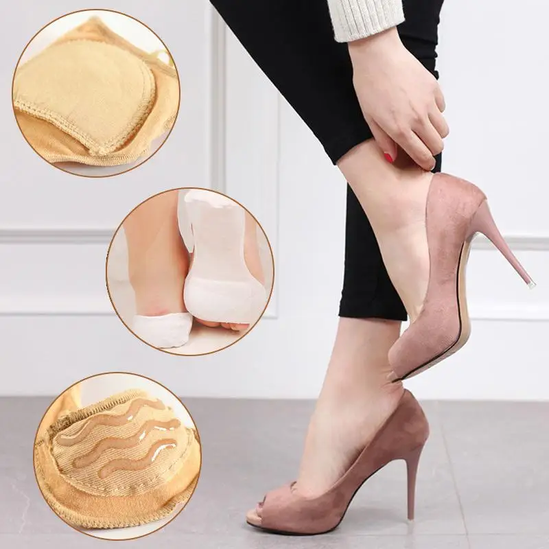 Невидимые носки лодочки с рыбьим ртом 2 шт. повседневные Хлопковые