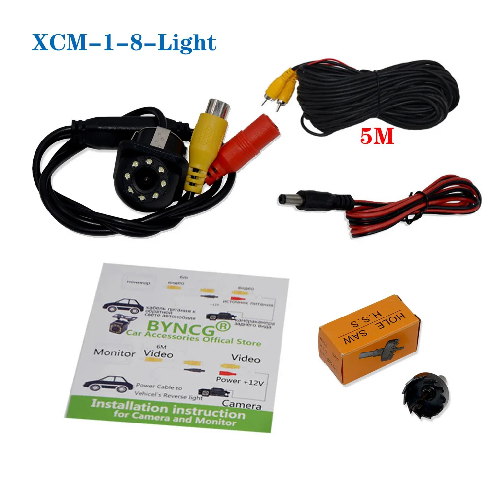 

New car rear view camera night vision reversing automatic parking monitor CCD waterproof 170 degree high-definition shooting