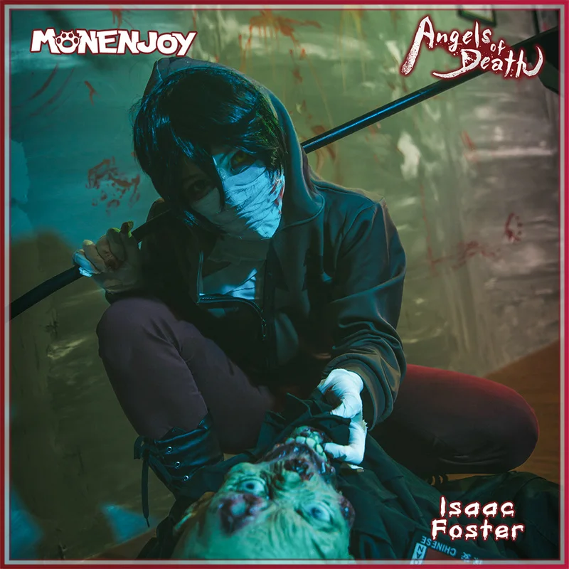 

Monenjoy Angels of Death Isaac Foster Zack Cosplay Anime Costume Sets