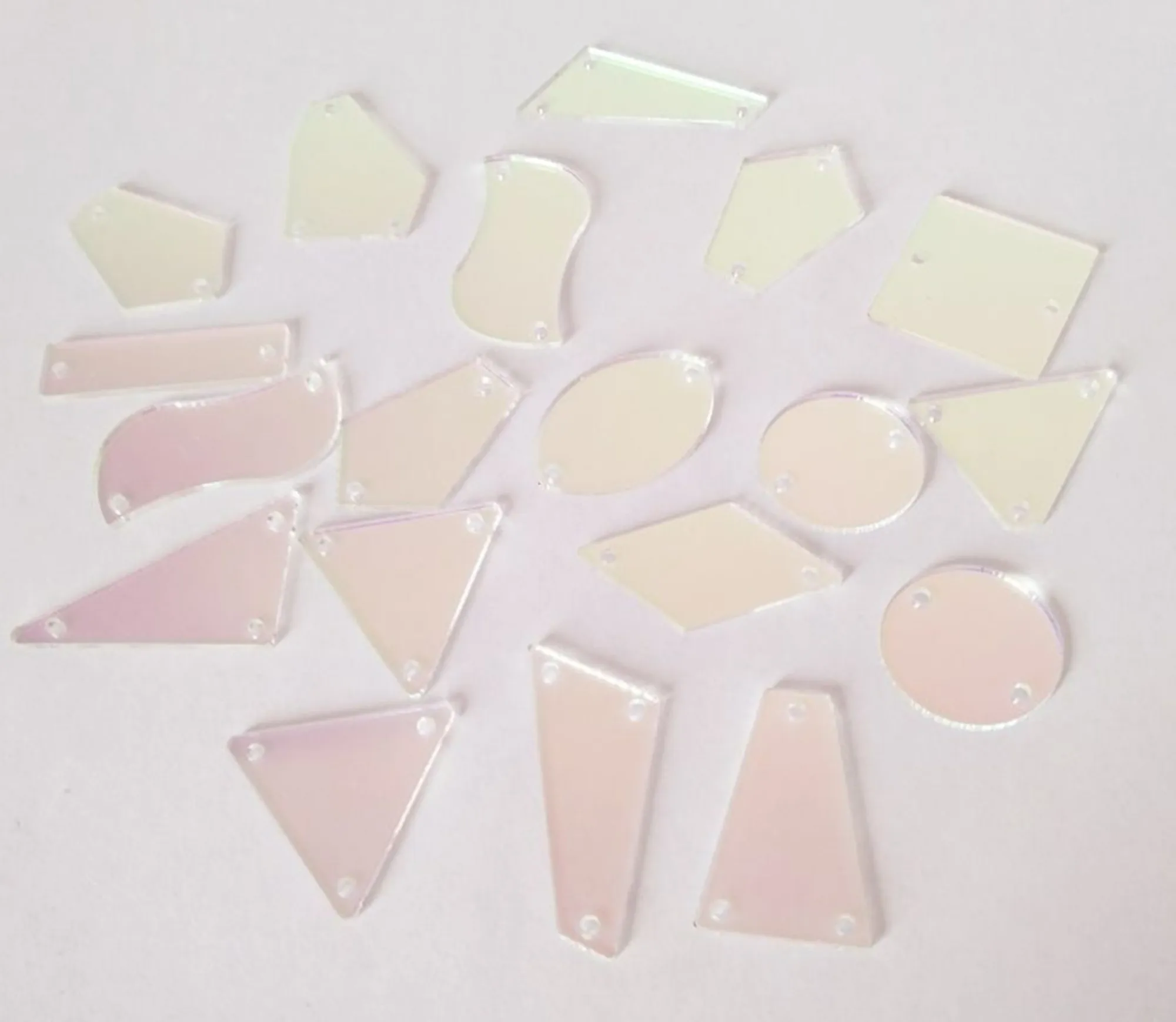 30 шт. акриловые бусины AB для пришивания Стразы | Дом и сад