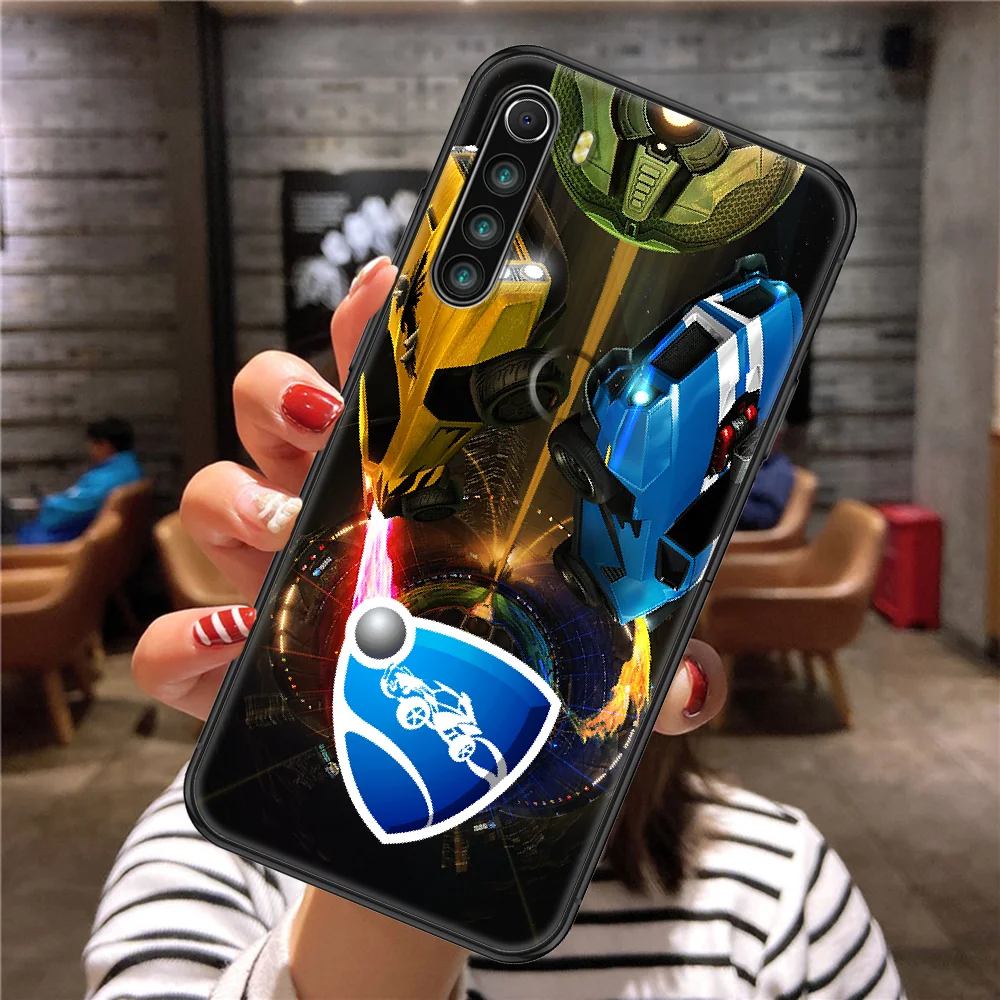 Чехол для телефона Rocket League Game Xiaomi Redmi Note 7 7A 8 8T 9 9A 9S 10 K30 Pro Ультрачерный 3D Модный