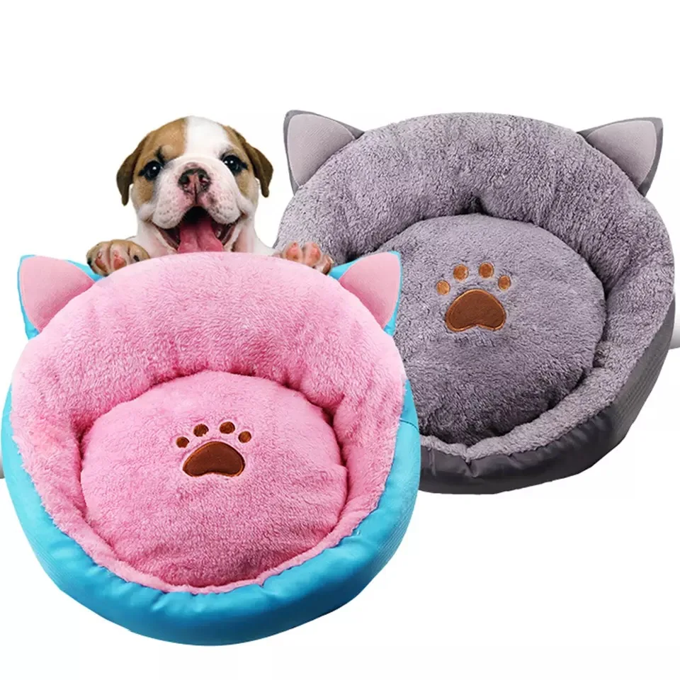 

Pet Cat Bed House Plush Cat Paw Pad Sofa Cat Accessories Pure Cotton Cute Cat Bed Small Dog Bed Puppy Kitten Cat Supplies