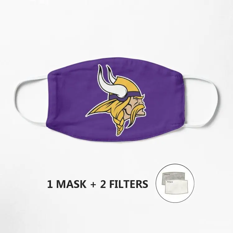 

Vikings-миннесотская Пылезащитная хлопковая маска для лица от загрязнения