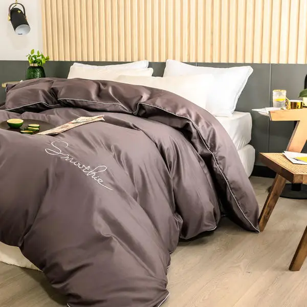 2020 New 100% Cotton Comforter Cover Quilt King Queen Full Solid Duvet Pillowcase 160*210/200*230/220*240cm | Дом и сад