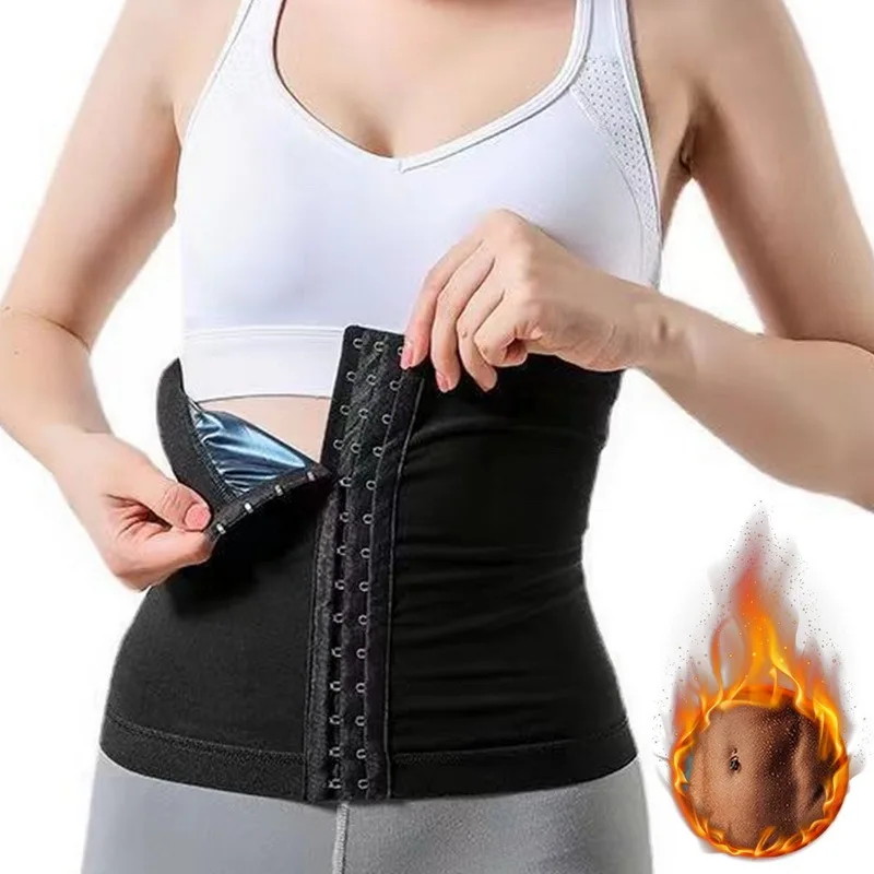 

2021 Men Polymer Sweat Sauna Shaper Vest Body Shaper Waist Trainer Slimming Vest Compression Shapewear Corset Reductor de Abdome