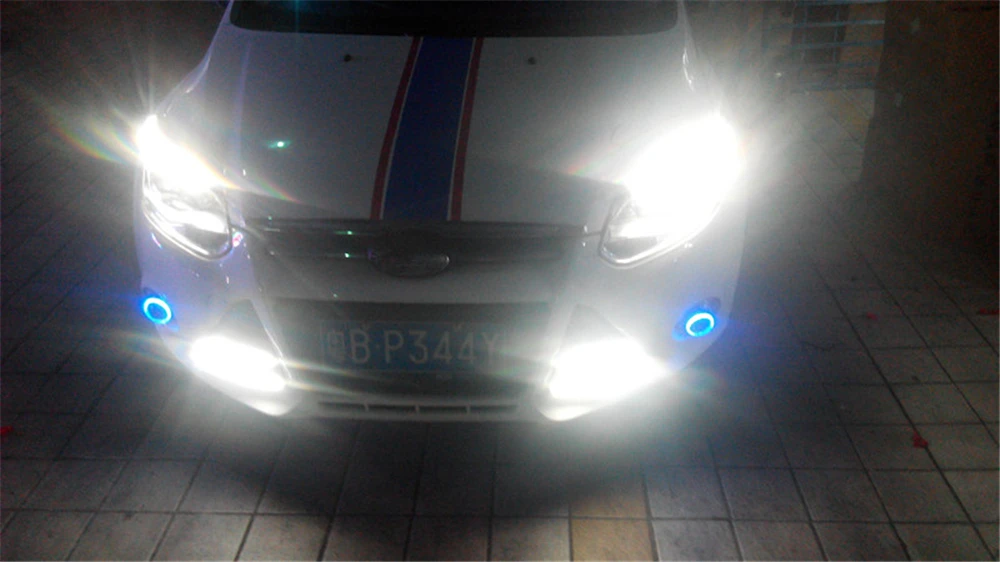 CSCSNL 2 шт. для Ford Focus 3 MK3 2012 2013 автомобильный головной светильник для украшения бровей поворотник DRL Светодиодный дневной ходовой светильник