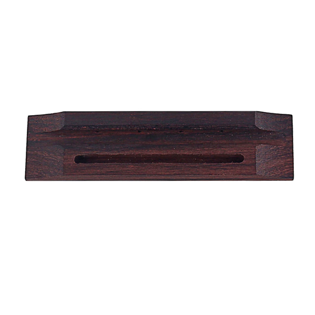 

90mm x 25mm x 8mm Rosewood Guitar Bridge Replacement for 4 String Folk Acoustic