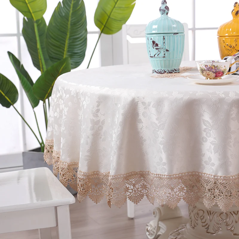 Table Cloth Flower Lace Bedside Tv Cabinet Dust Cloth Hm628