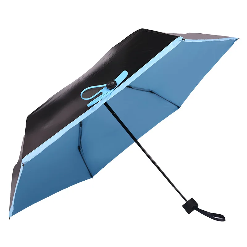 Umbrella A2083 Мини карманный зонтик для женщин УФ маленькие Зонты Зонтик для девочек анти-УФ Водонепроницаемый Портативный Сверхлегкий дорожный дропшиппинг - Цвет: Umbrella A2083