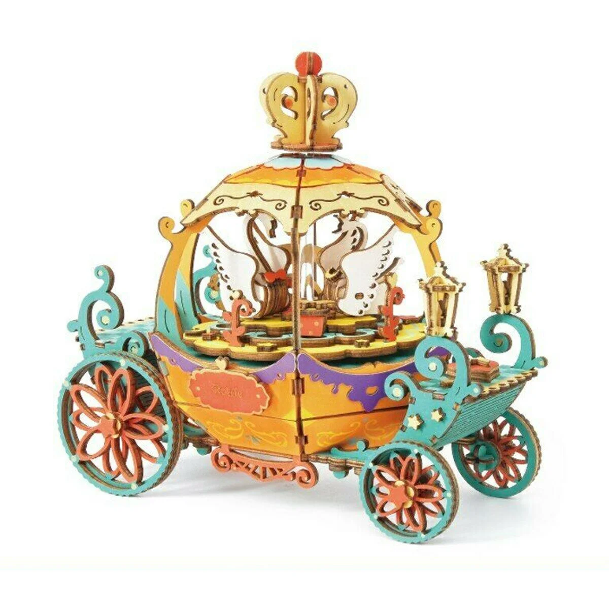 

DIY Wooden Music Box 3D Jigsaw Puzzle Toy Handmade Gift for Girls Children Teens