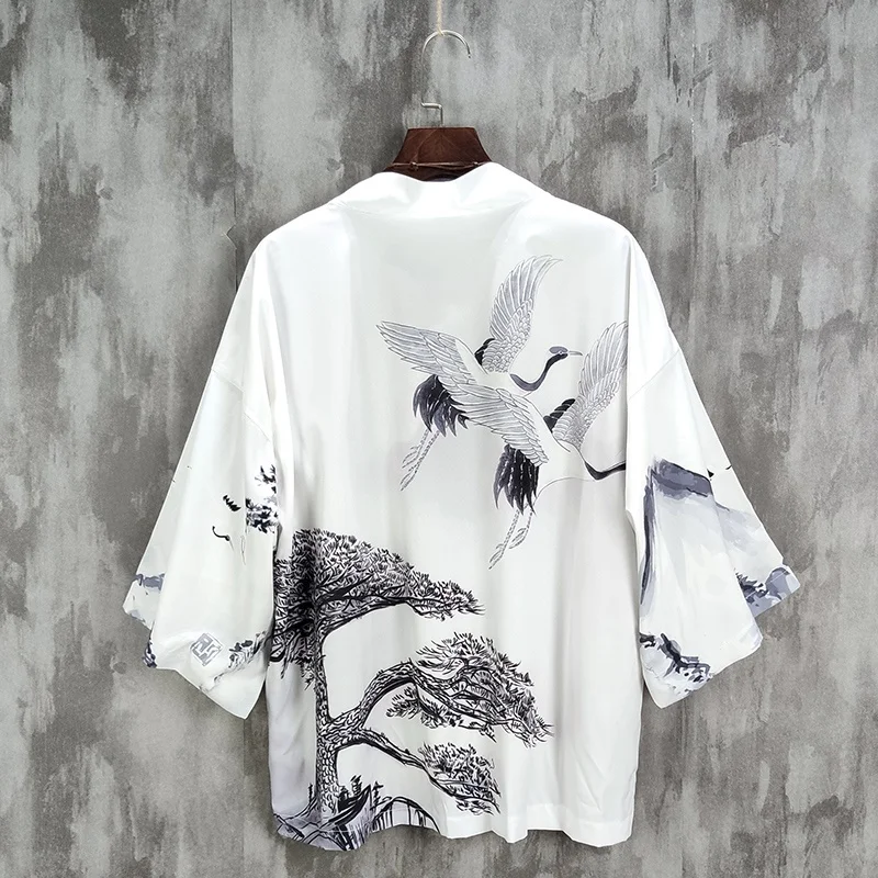 2020 японское кимоно ночной халат человек Haori Yukata азиатские уличная костюм самурая