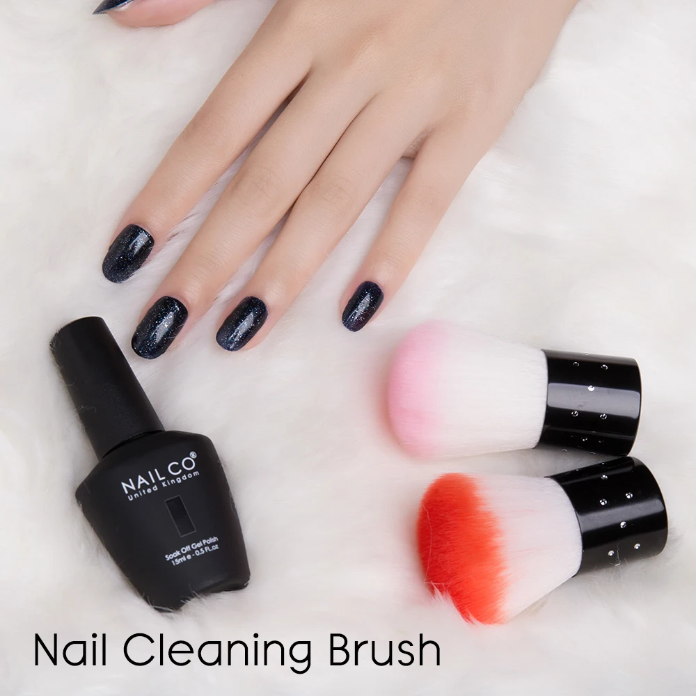 Щетка для удаления пыли NAILCO средство очистки ногтей пилка маникюра и педикюра