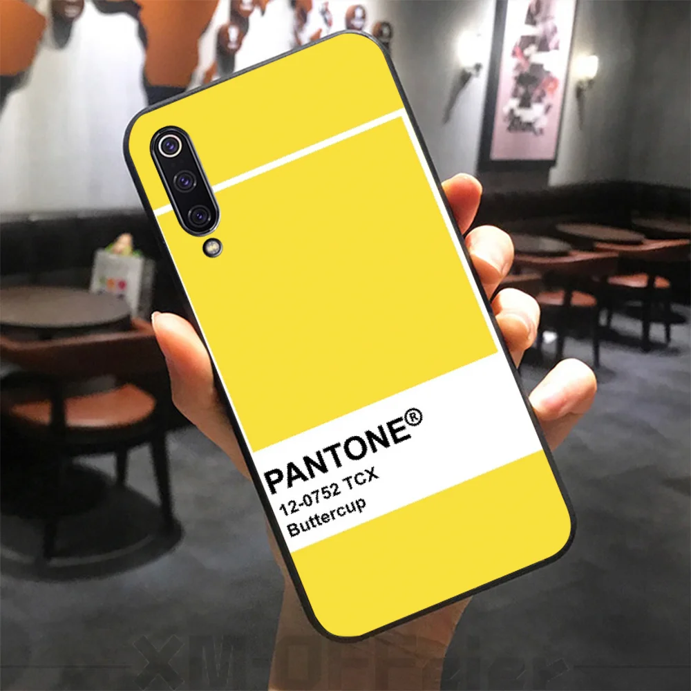 Мягкий силиконовый черный чехол Reayou Pantone карамельных цветов для телефона Xiaomi 8 9 se