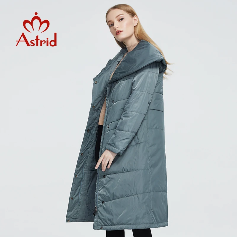 Astrid 2020 новое осенне зимнее женское пальто Женская Теплая длинная парка Модная