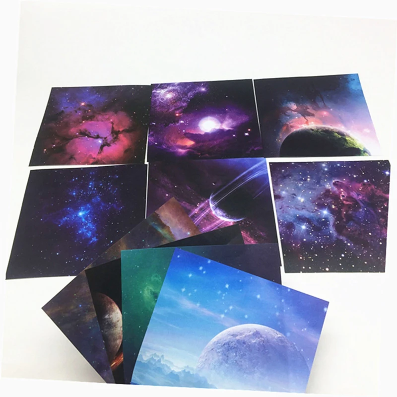 Виды оригами Декор крафт бумага красивый цветочный DIY односторонний